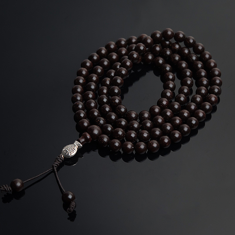 满星小叶紫檀108佛珠-红掌柜