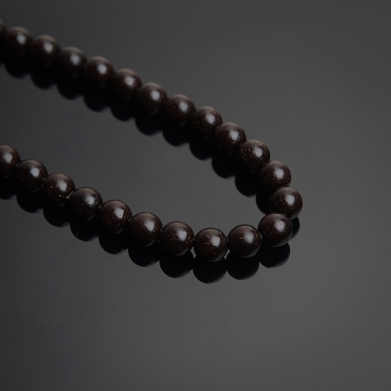 天然小叶紫檀佛珠-红掌柜