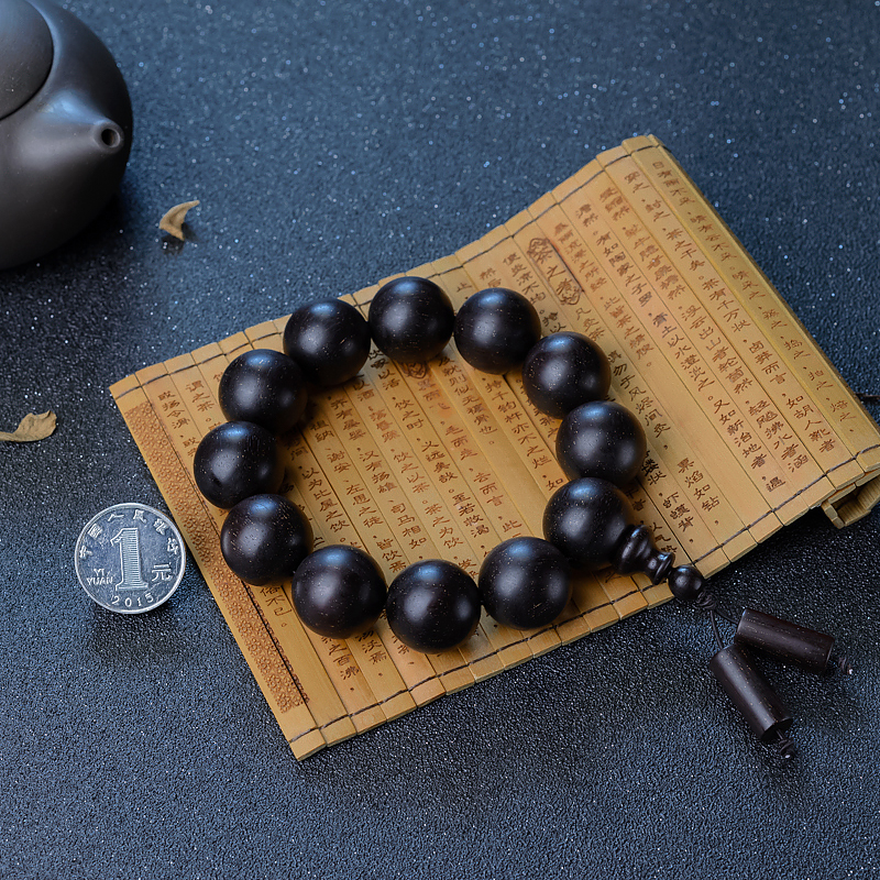 印度小叶紫檀单圈手串-红掌柜