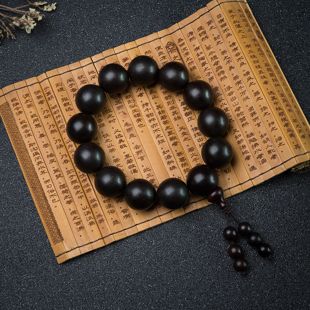 半星小叶紫檀单圈手串-红掌柜