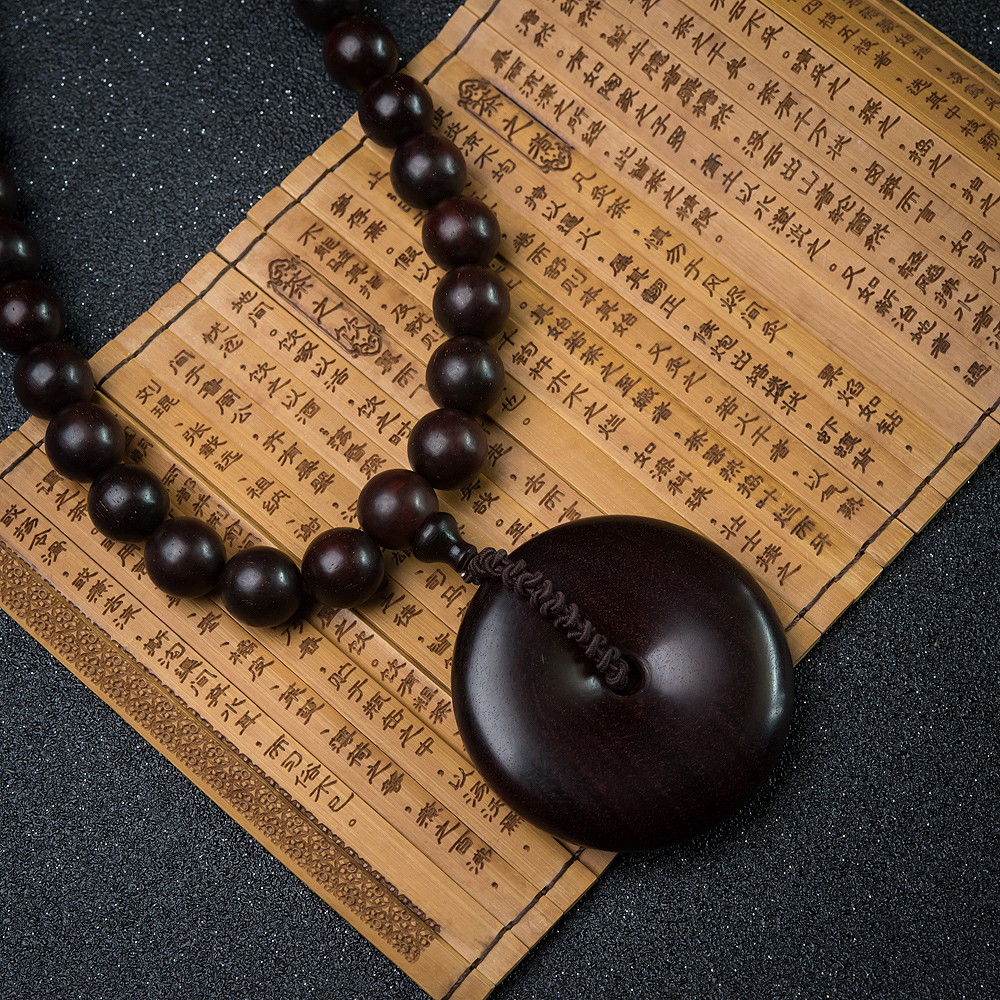 天然小叶紫檀佛珠-红掌柜