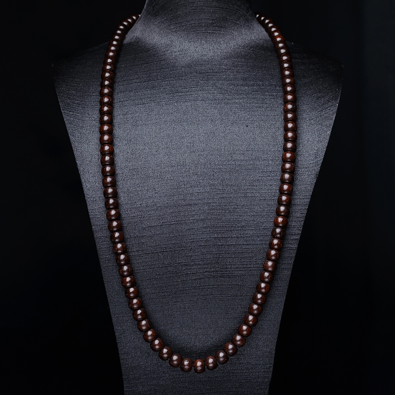 半星小叶紫檀苹果珠108佛珠-红掌柜