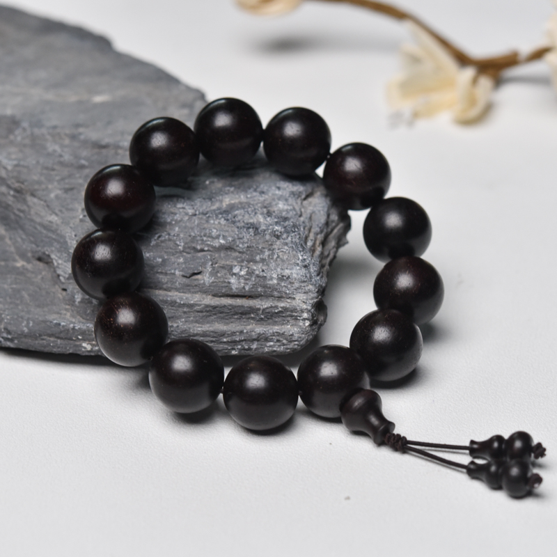 18mm半星小叶紫檀手串-红掌柜