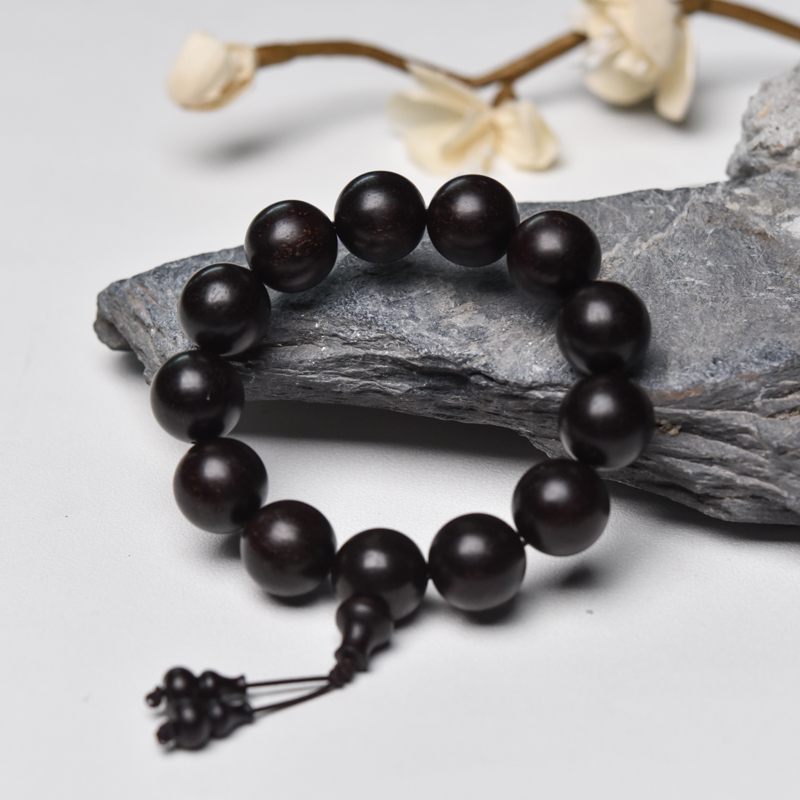 印度小叶紫檀单圈手串-红掌柜