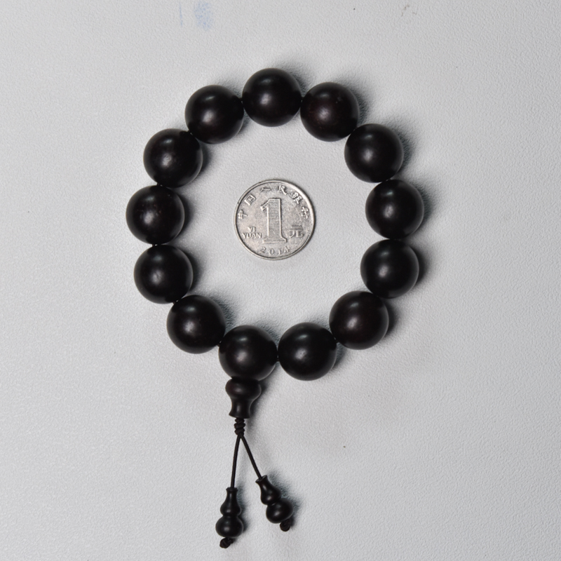 18mm半星小叶紫檀单圈手串-红掌柜