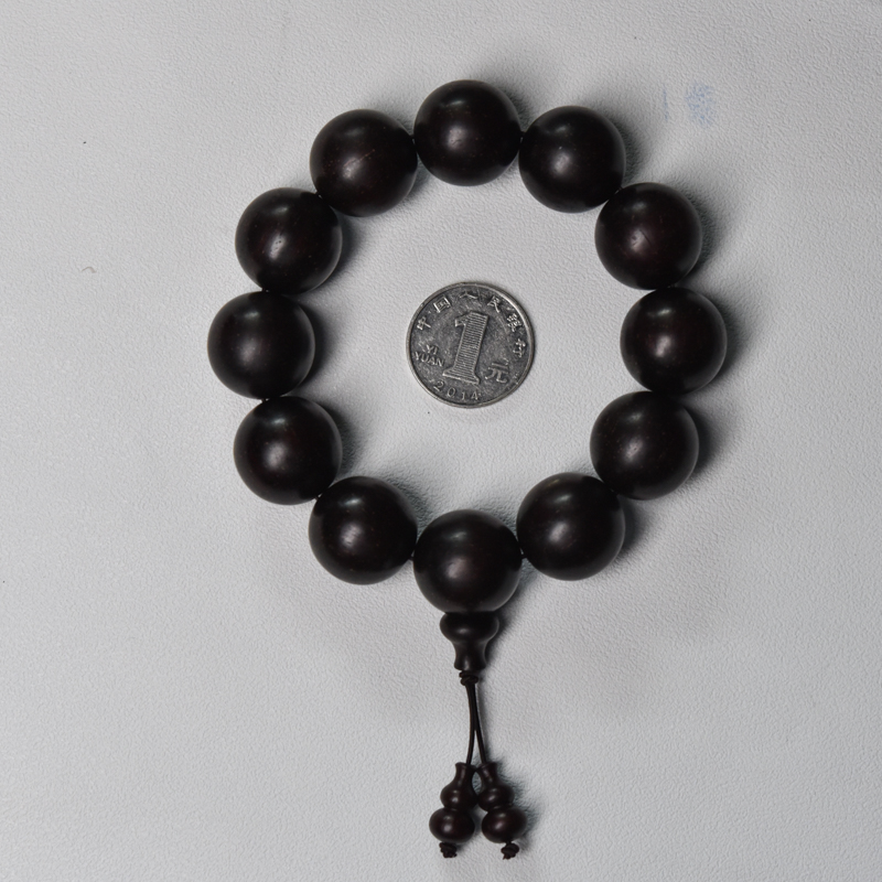 20.5mm满星小叶紫檀单圈手串-红掌柜