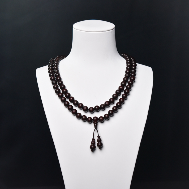 小叶紫檀108佛珠-红掌柜