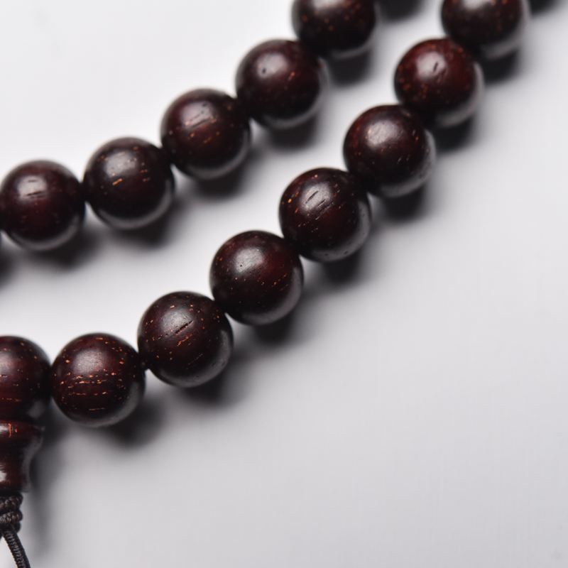 8mm天然满星小叶紫檀108佛珠-红掌柜