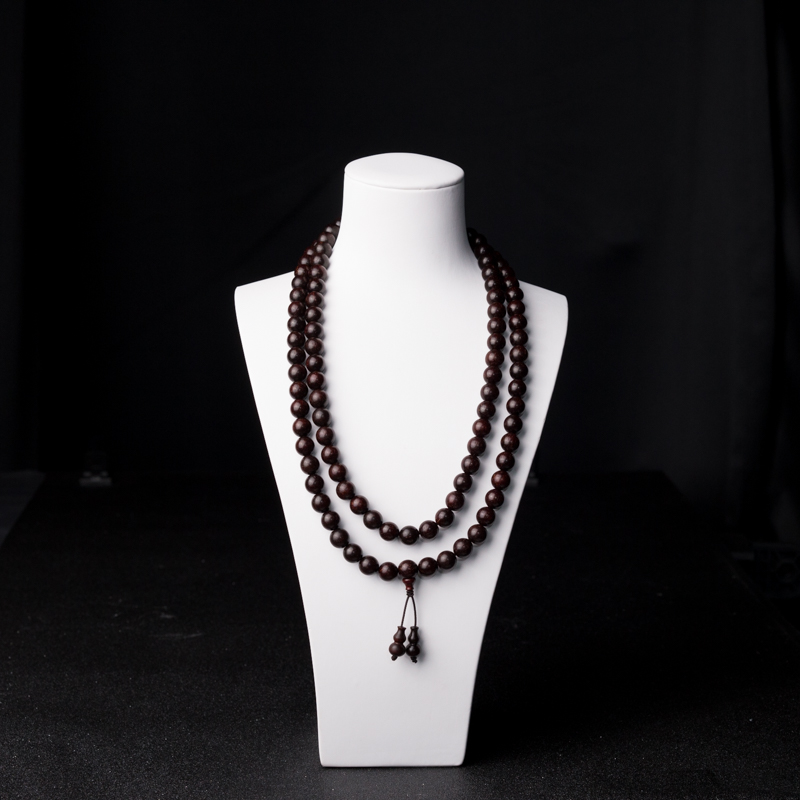 9.5mm满星小叶紫檀108佛珠-红掌柜