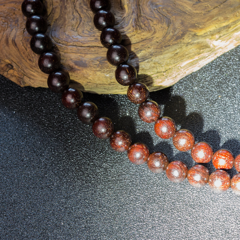 小叶紫檀108佛珠-红掌柜