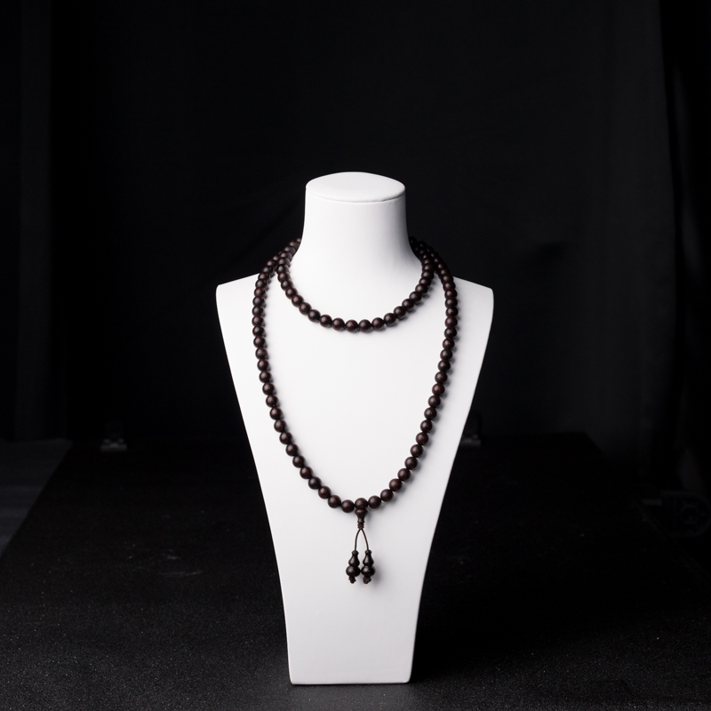 8mm满星小叶紫檀108佛珠-红掌柜