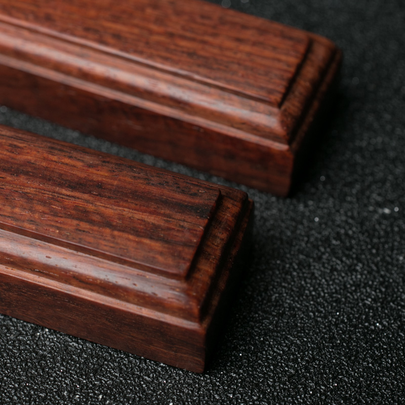 天然小叶紫檀镇尺-红掌柜