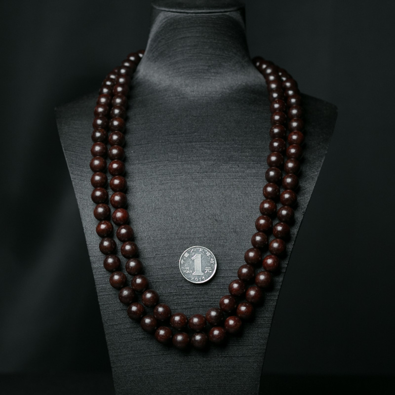 半星小叶紫檀108佛珠-红掌柜