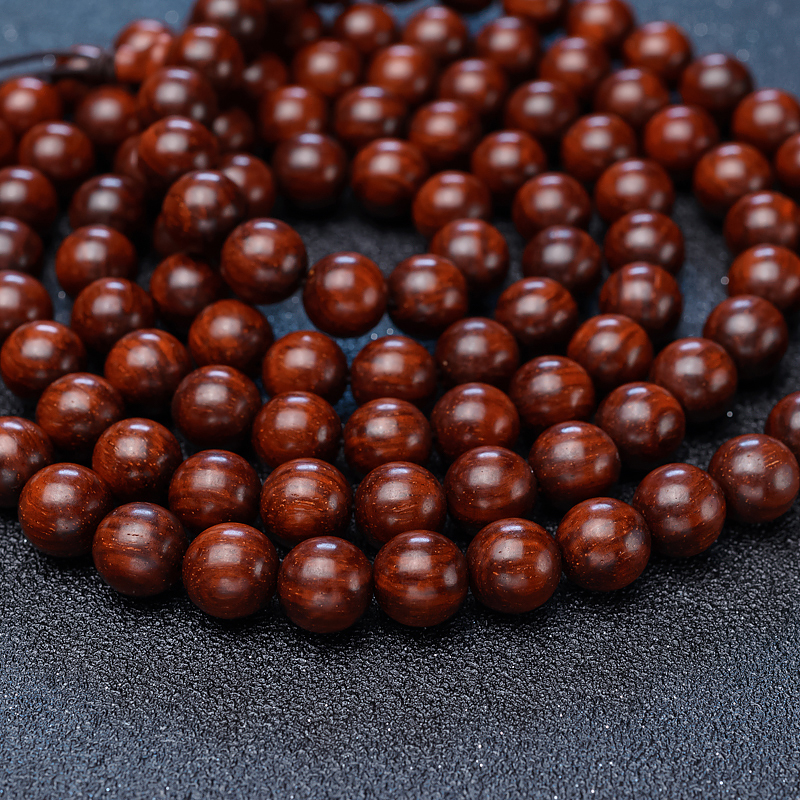 小叶紫檀108佛珠-红掌柜