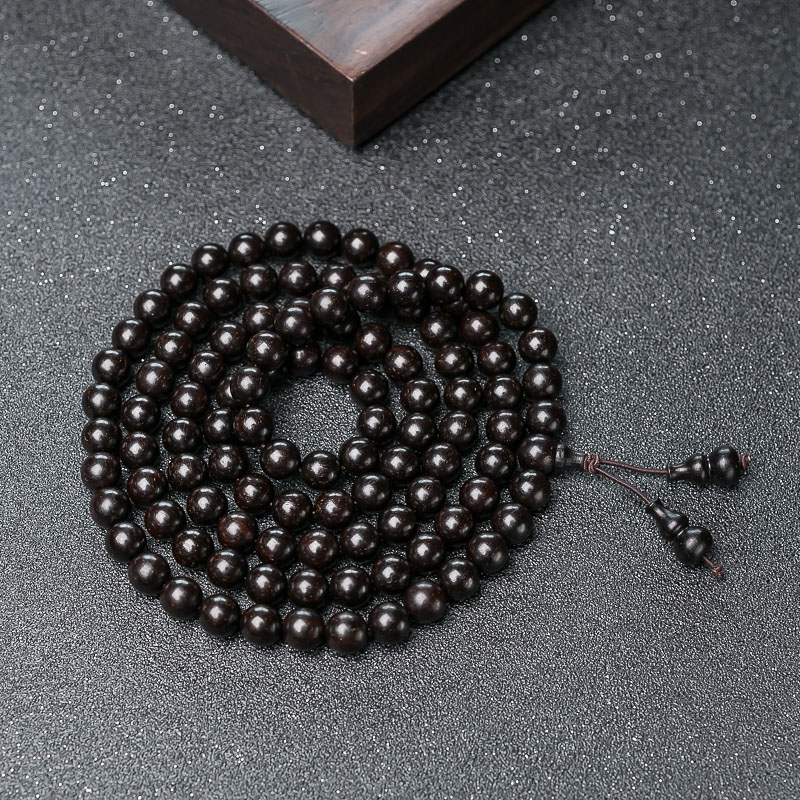 小叶紫檀佛珠-红掌柜