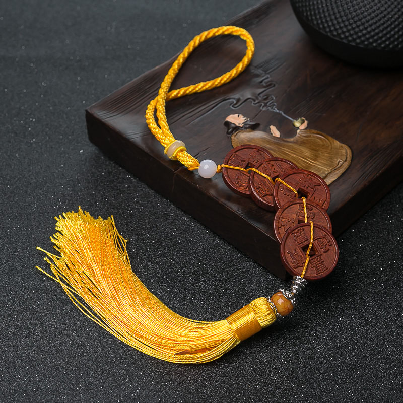 小叶紫檀车挂-红掌柜