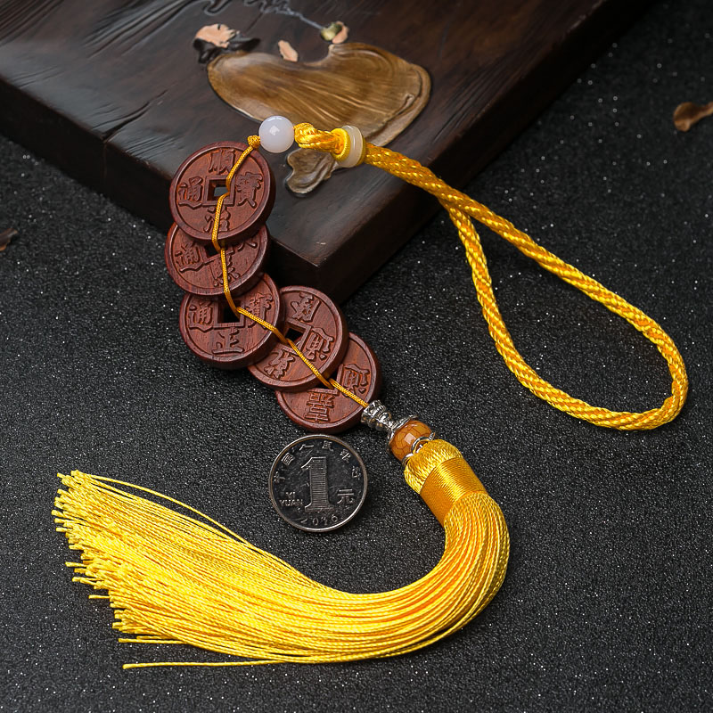 小叶紫檀车挂-红掌柜