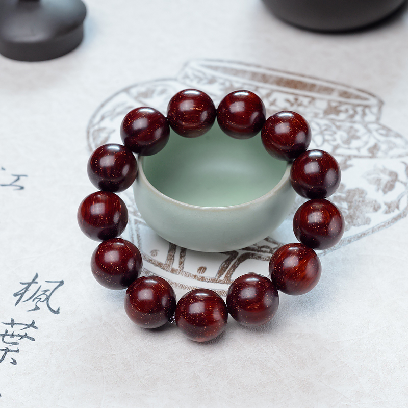 小叶紫檀手串-红掌柜