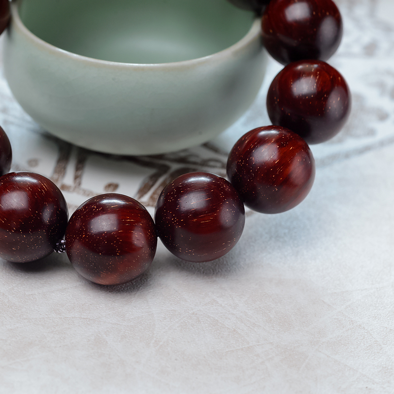 满星小叶紫檀手串-红掌柜