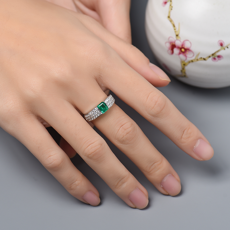 祖母绿戒指-红掌柜