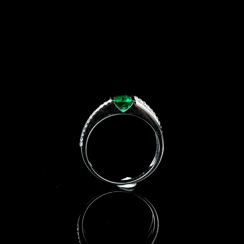 天然祖母绿戒指-红掌柜