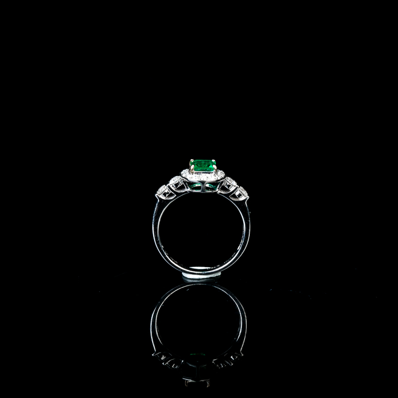 天然祖母绿戒指-红掌柜