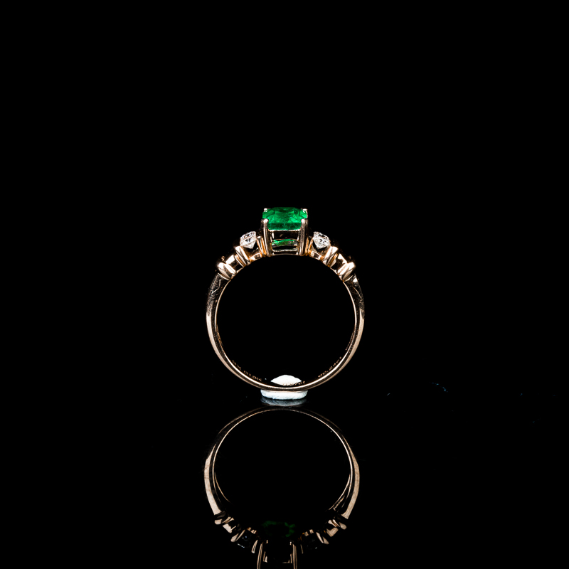 天然祖母绿戒指-红掌柜