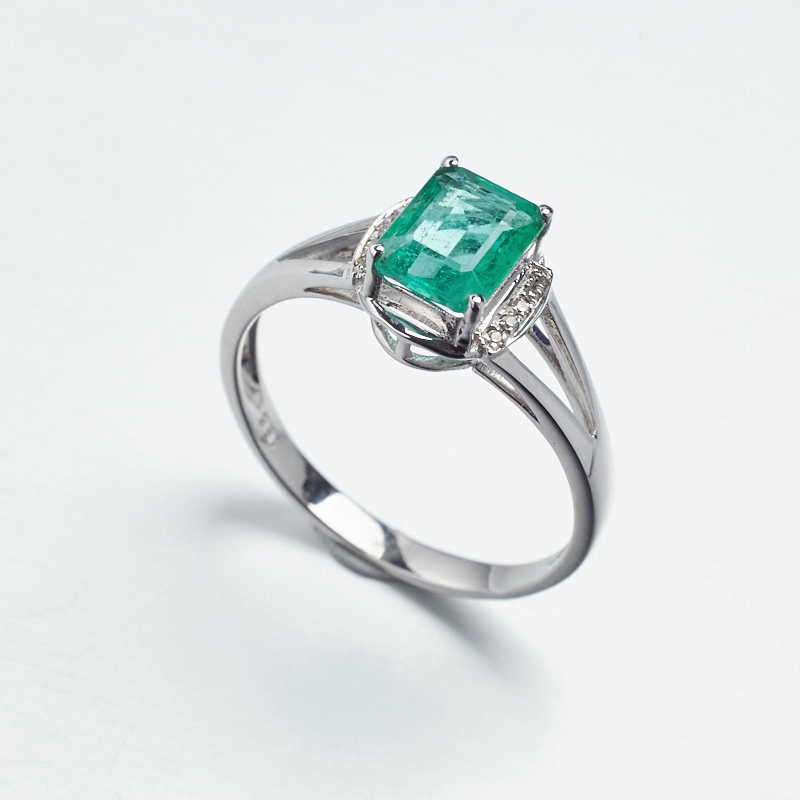 哥伦比亚祖母绿戒指-红掌柜