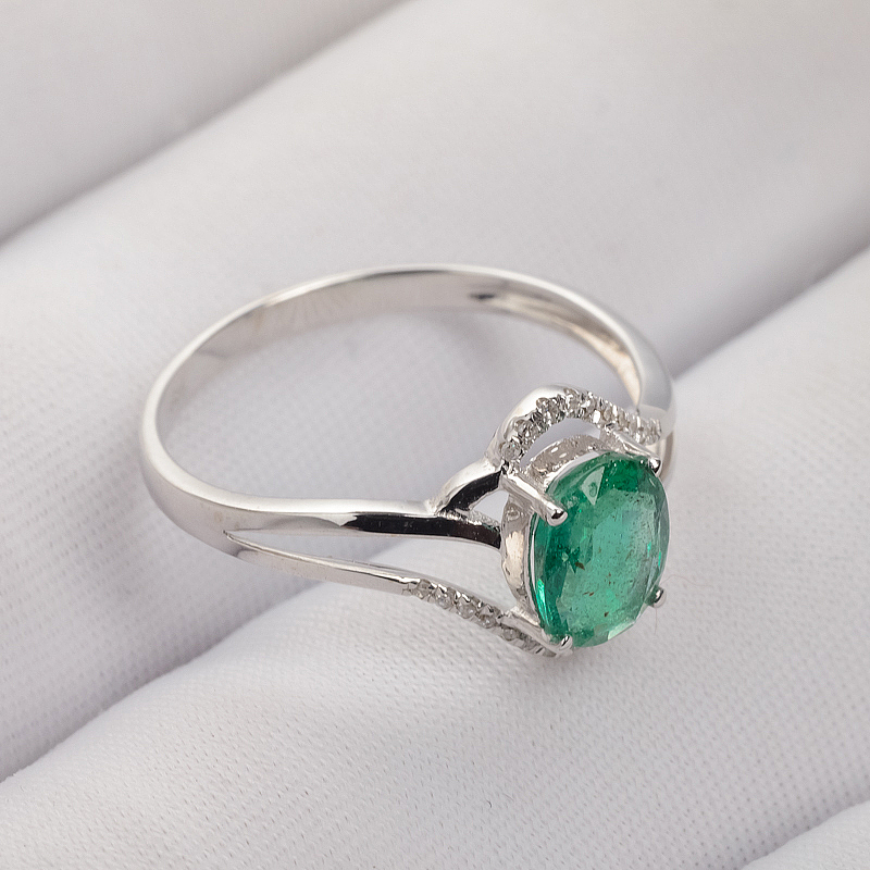 天然祖母绿戒指-红掌柜