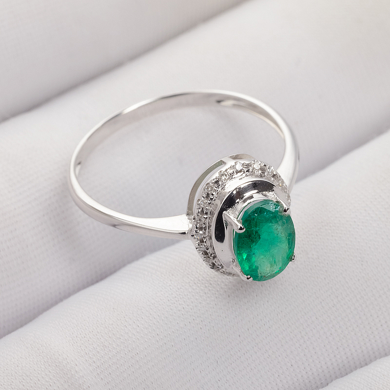 天然祖母绿戒指-红掌柜