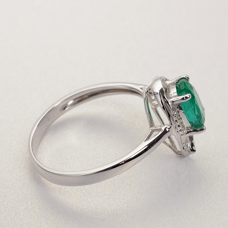 天然祖母绿戒指-红掌柜