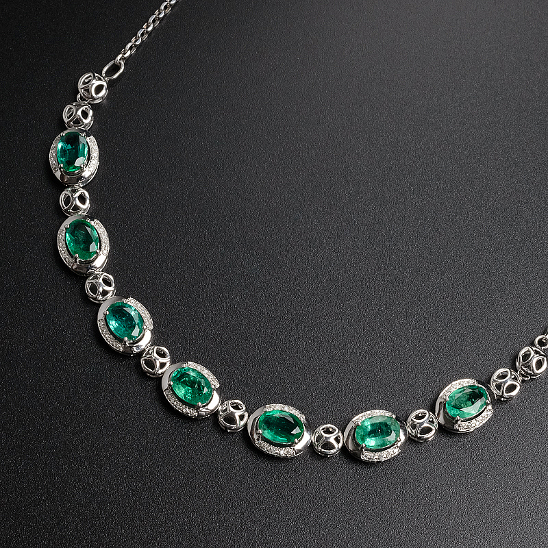 18K金镶钻手链-红掌柜