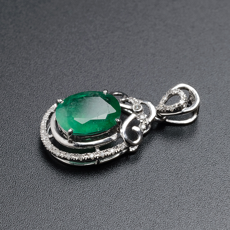 天然祖母绿吊坠-红掌柜