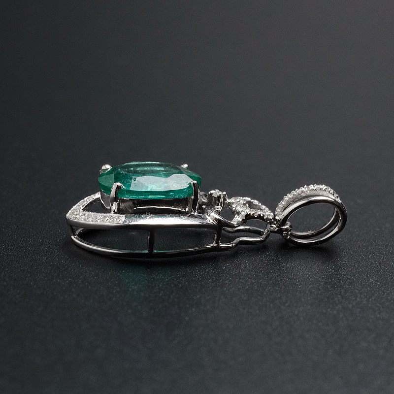 天然祖母绿吊坠-红掌柜