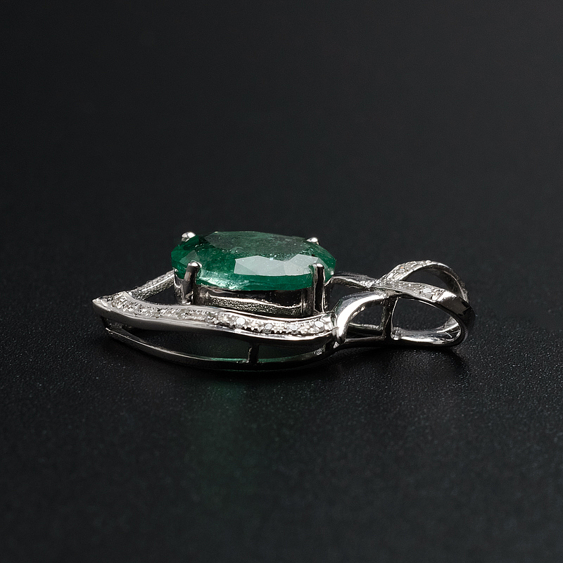 哥伦比亚祖母绿吊坠-红掌柜