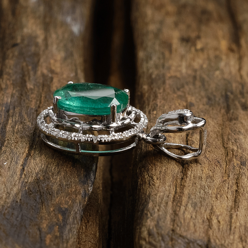 哥伦比亚祖母绿吊坠-红掌柜