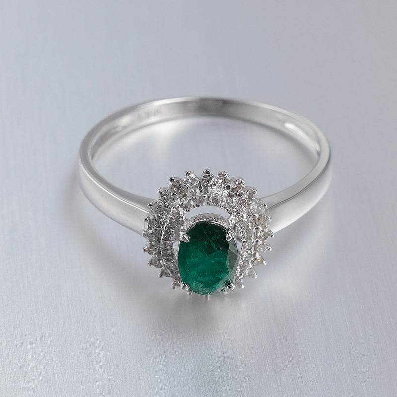 祖母绿宝石戒指-红掌柜