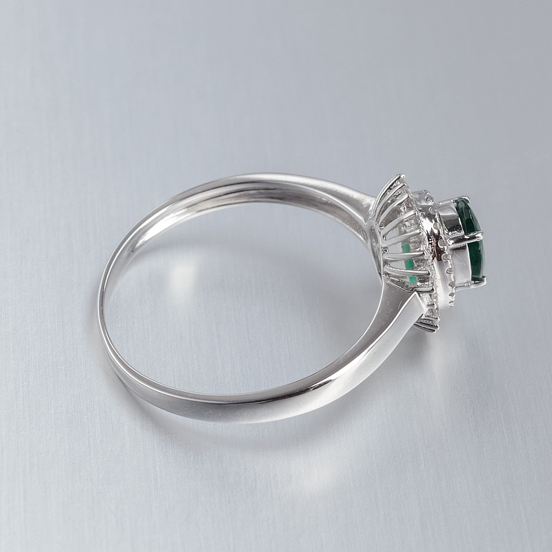 天然祖母绿戒指-红掌柜