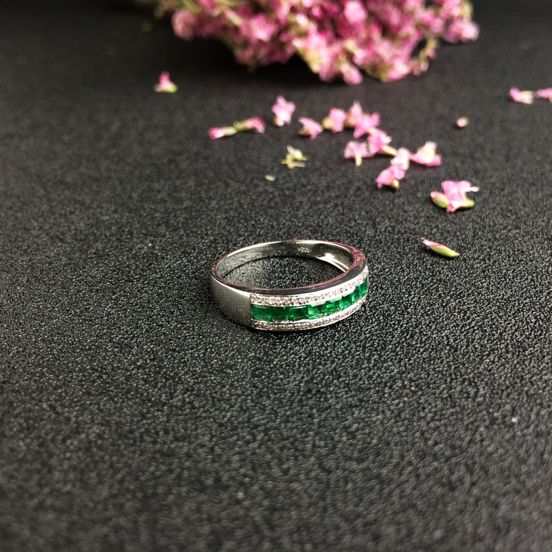 哥伦比亚祖母绿戒指 - 红掌柜