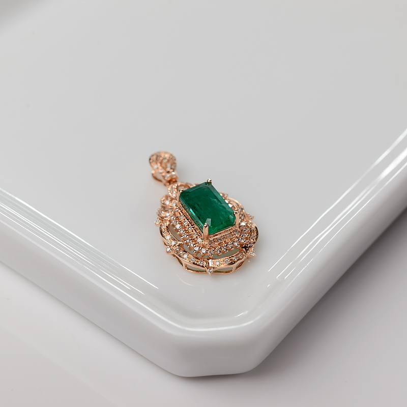 祖母绿吊坠-红掌柜