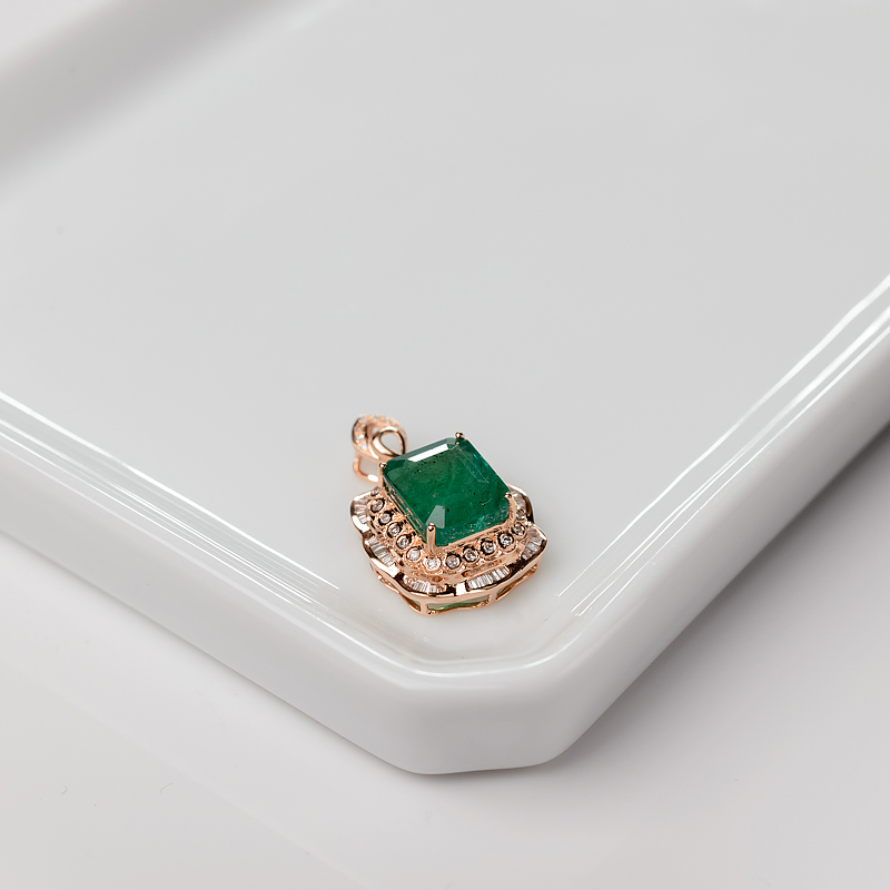 祖母绿吊坠-红掌柜