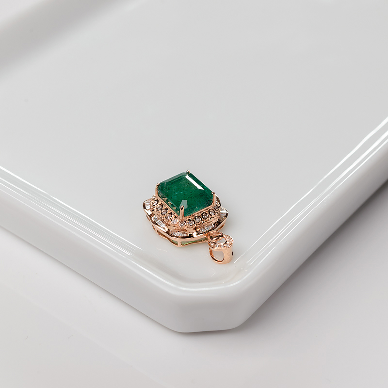 天然祖母绿吊坠-红掌柜