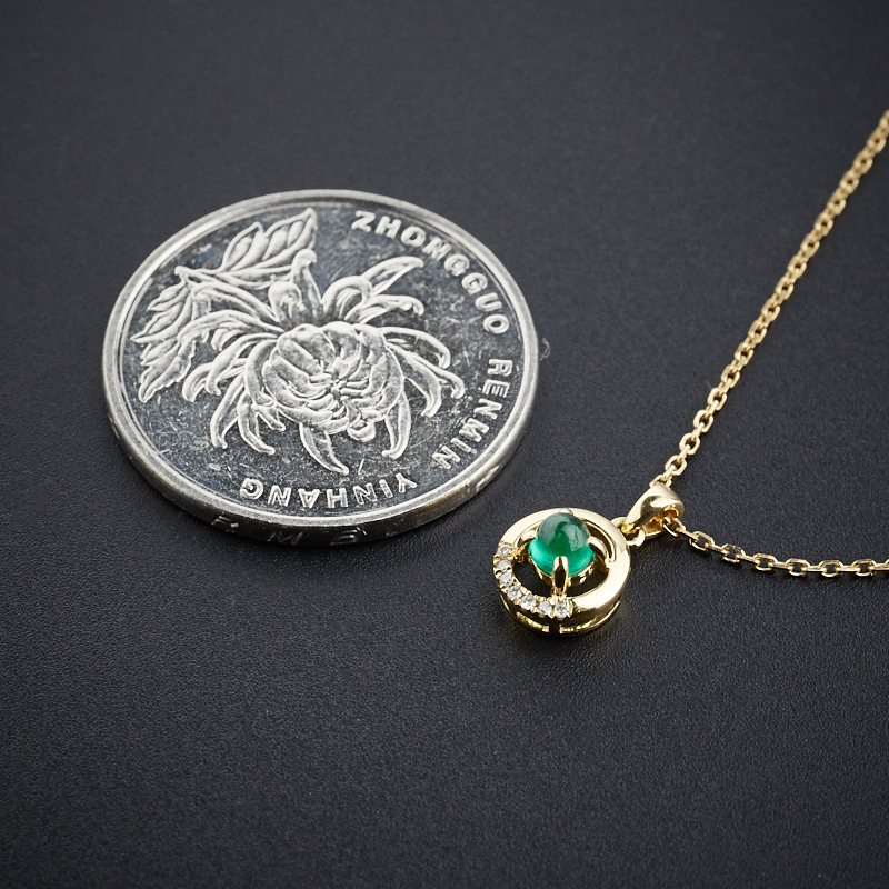 祖母绿项链-红掌柜