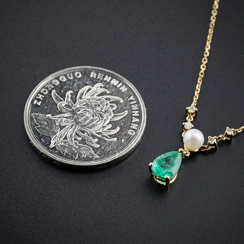 祖母绿项链-红掌柜