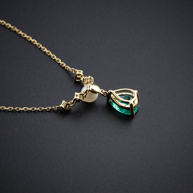 天然祖母绿项链-红掌柜