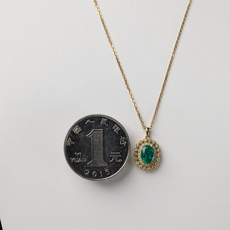 祖母绿项链-红掌柜