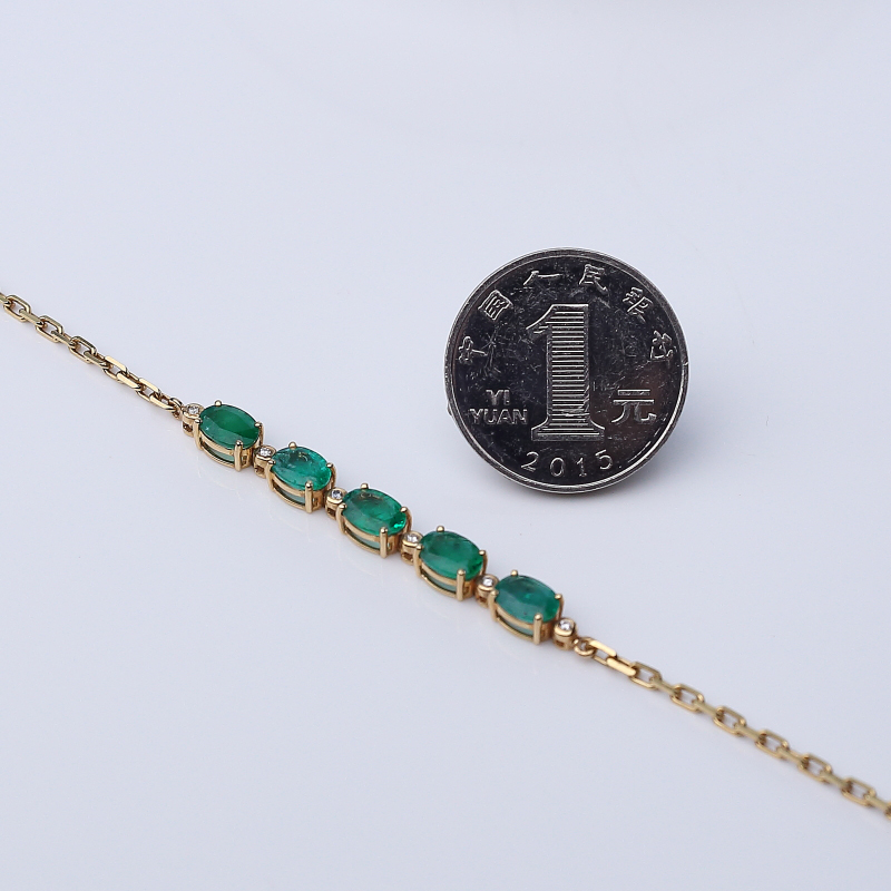 祖母绿手链-红掌柜
