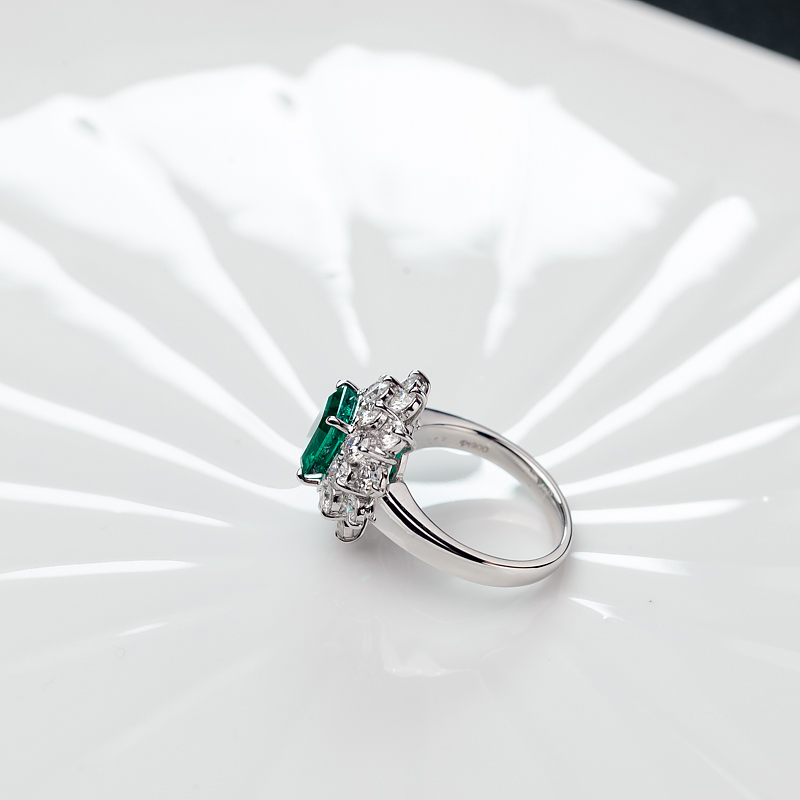 天然祖母绿戒指-红掌柜