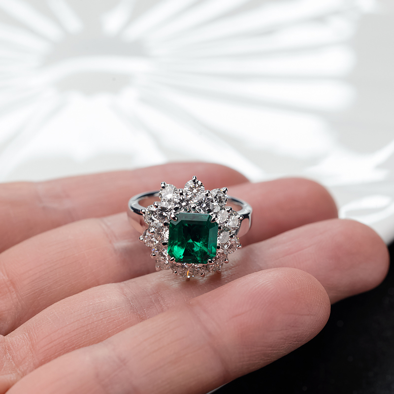 祖母绿戒指-红掌柜