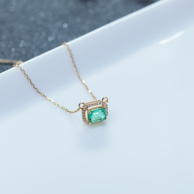 天然祖母绿项链-红掌柜